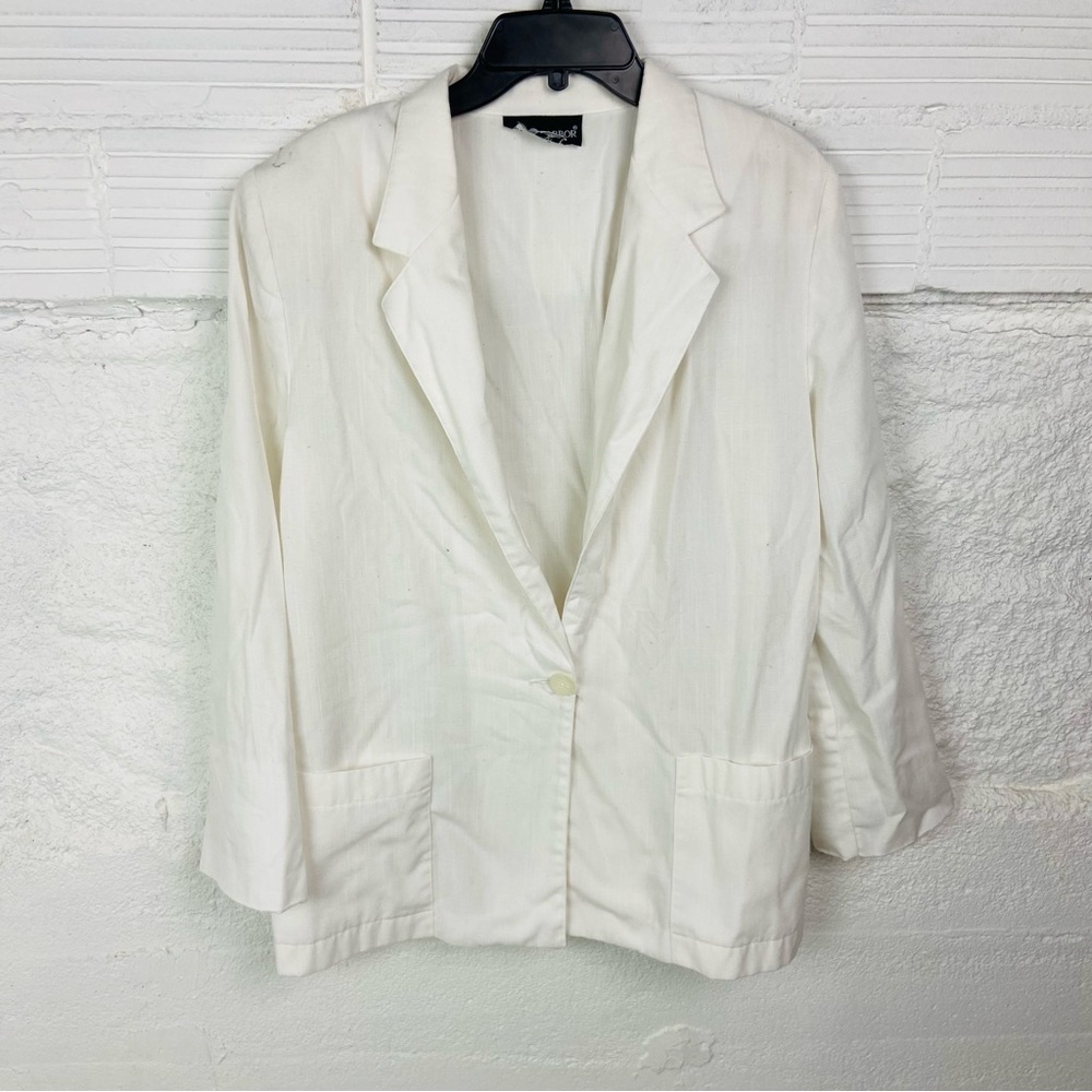 Sag Harbor Classic White lightweight Blazer size 16 - Picture 2 of 11